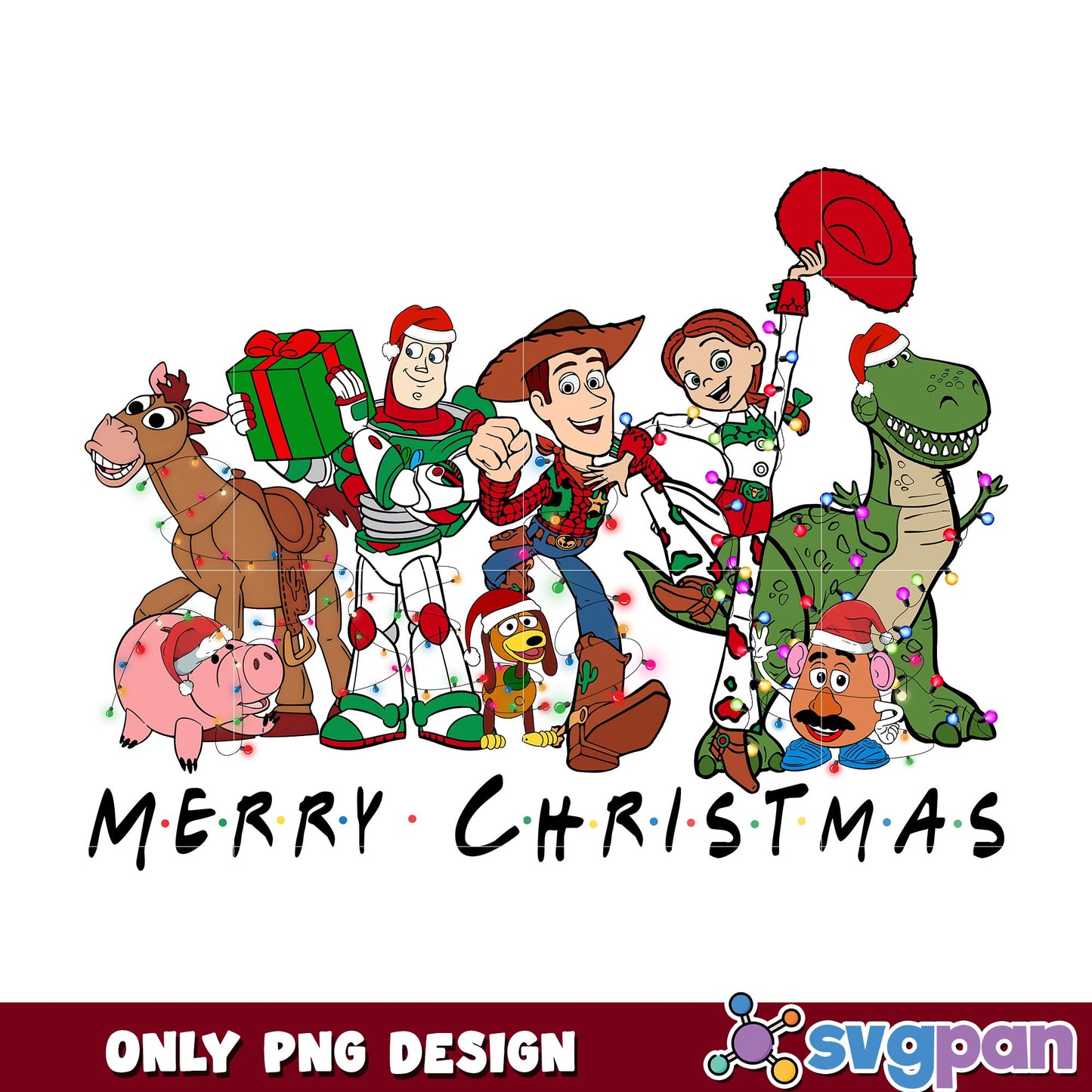 Toy story merry christmas hat png