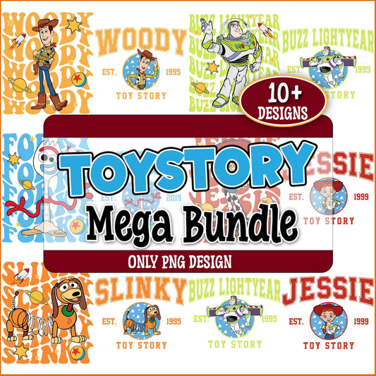 Toy story vintage png bundle