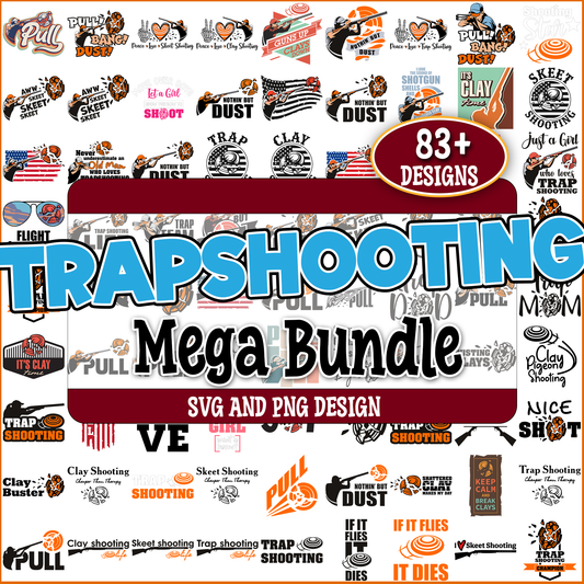 Trapshooting svg bundle