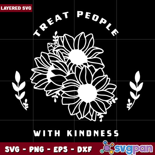 Treat people with kindness svg, halloween cartoons svg, spooky cartoons svg (2)