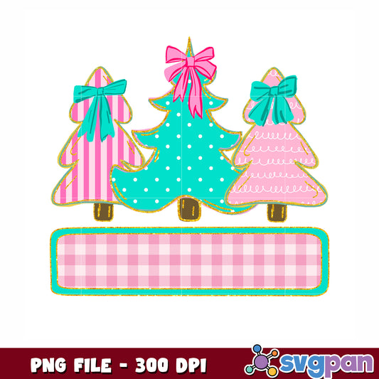 Tree Retro Christmas png, christmas cookies png, christmas png