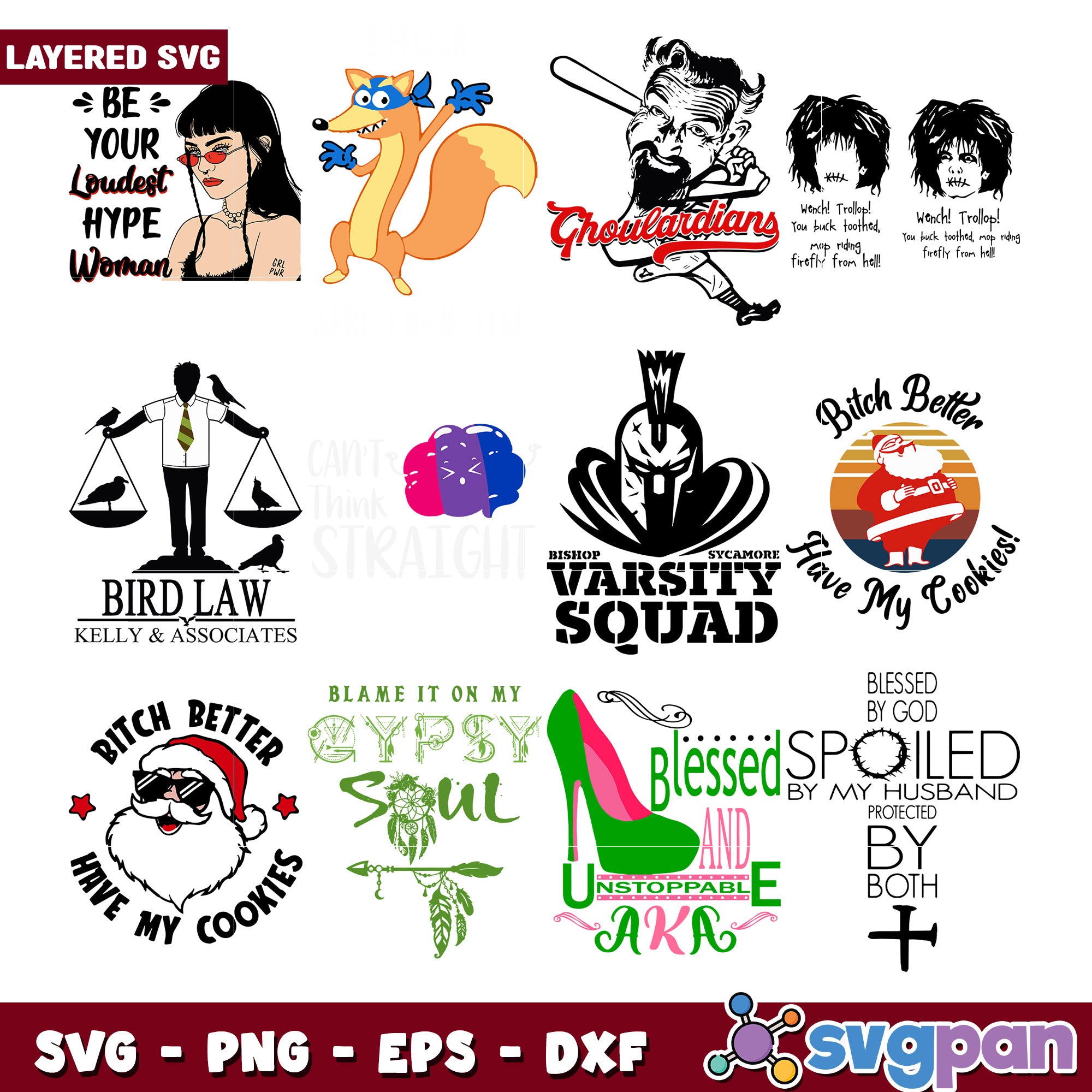 Trendy SVG Bundle for Creative Projects and Crafts – svgpan