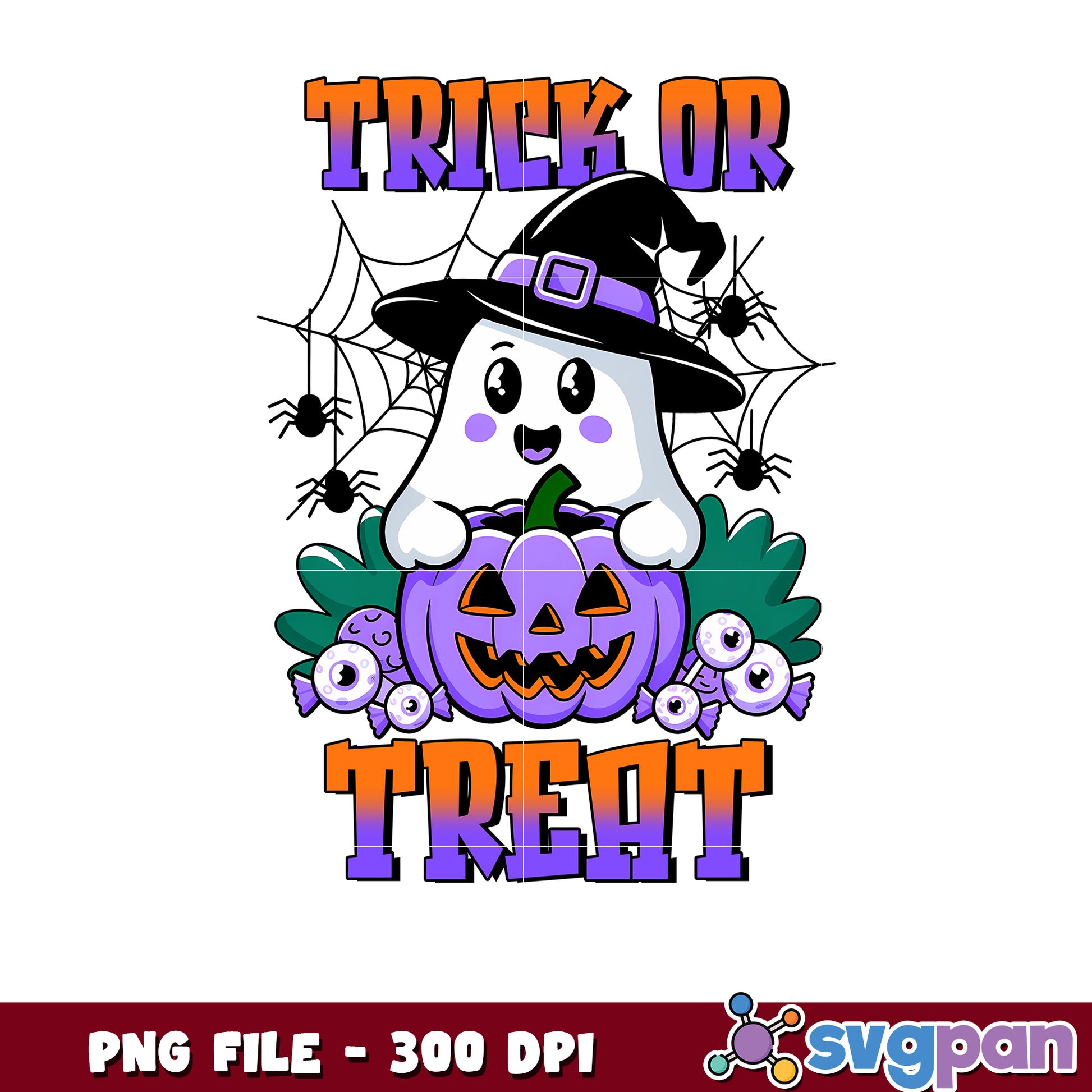 Trick or treat png, halloween candy png, halloween quotes png