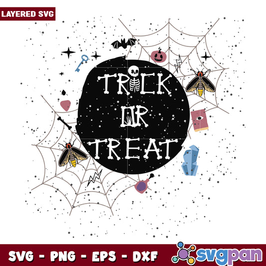 Trick or treat svg, halloween time svg, halloween decorations svg