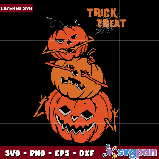 Trick treat halloween svg, halloween candy svg, halloween holiday svg