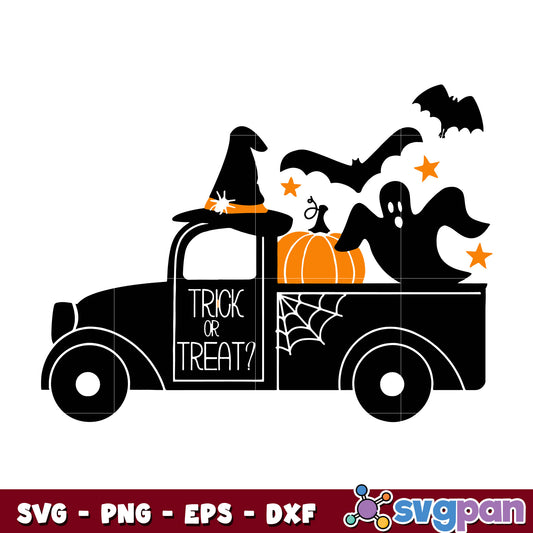 Truck Trick Or Treat svg 