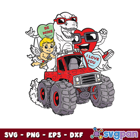 Truck car be mine valentines svg, valentine truck svg, valentine day svg