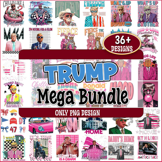 Trump the don the freedom png bundle