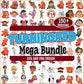Turning red designs svg bundle