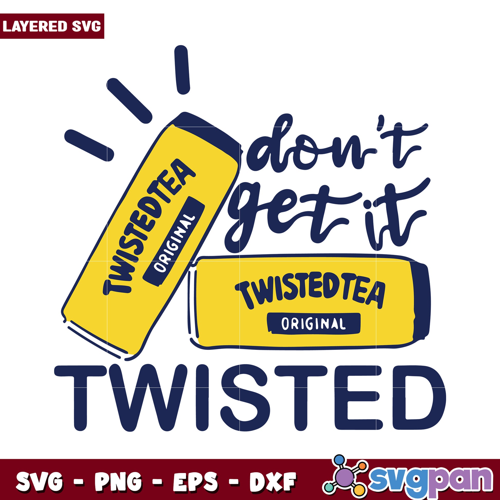 Twisted Tea Original SVG design, perfect for creative projects – svgpan