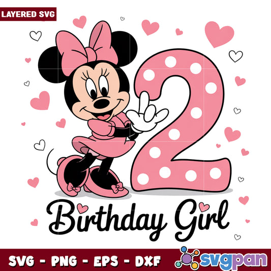 Two birthday girl png, mickey mouse characters png, walt disney png