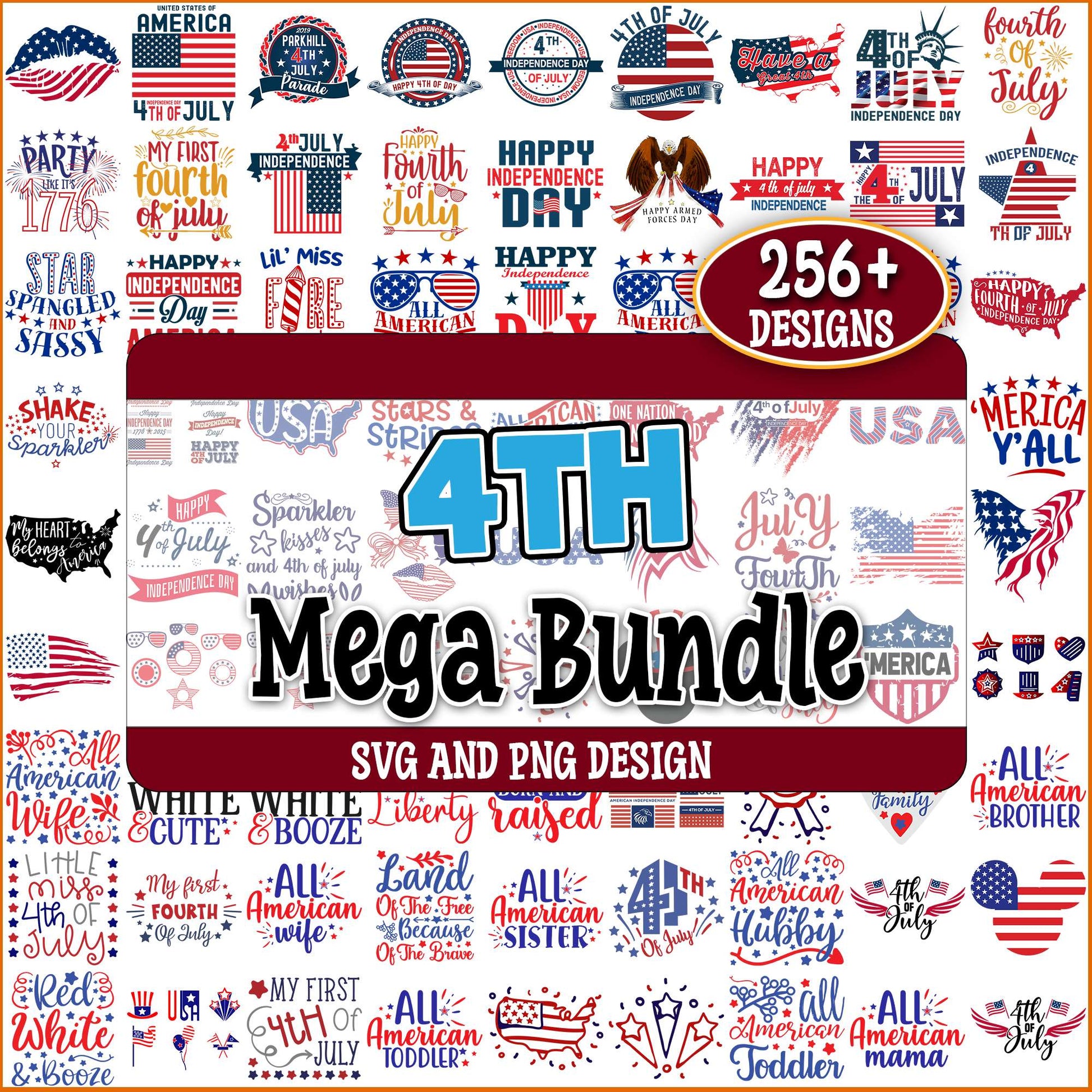 USA 4th july svg bundle