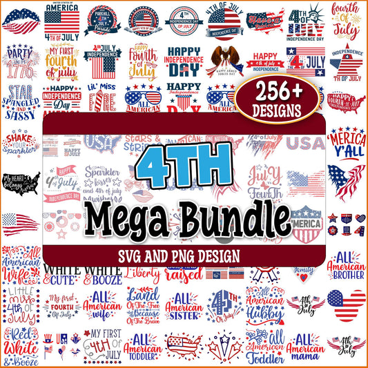 USA 4th july svg bundle