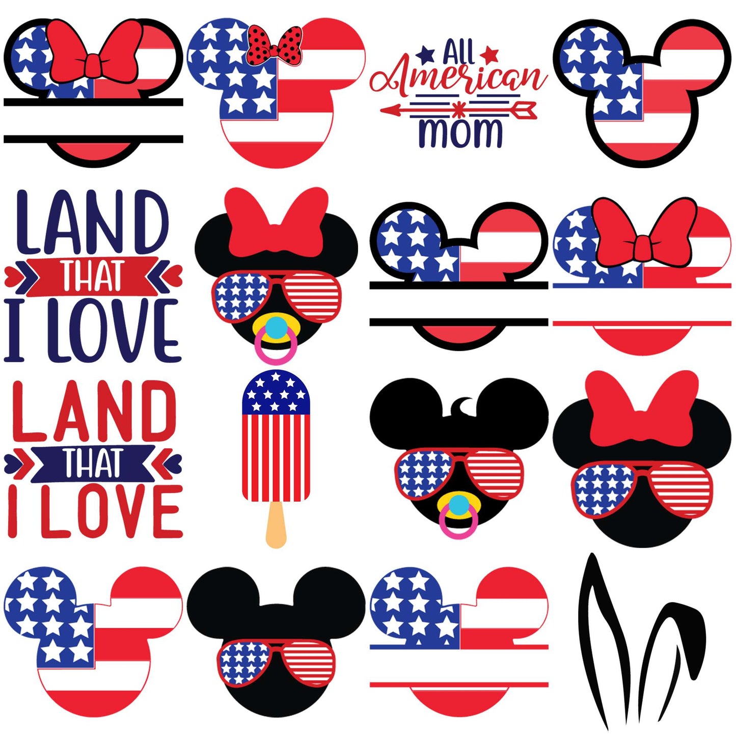USA 4th july svg bundle, 4th of july svg, happy 4th of july svg