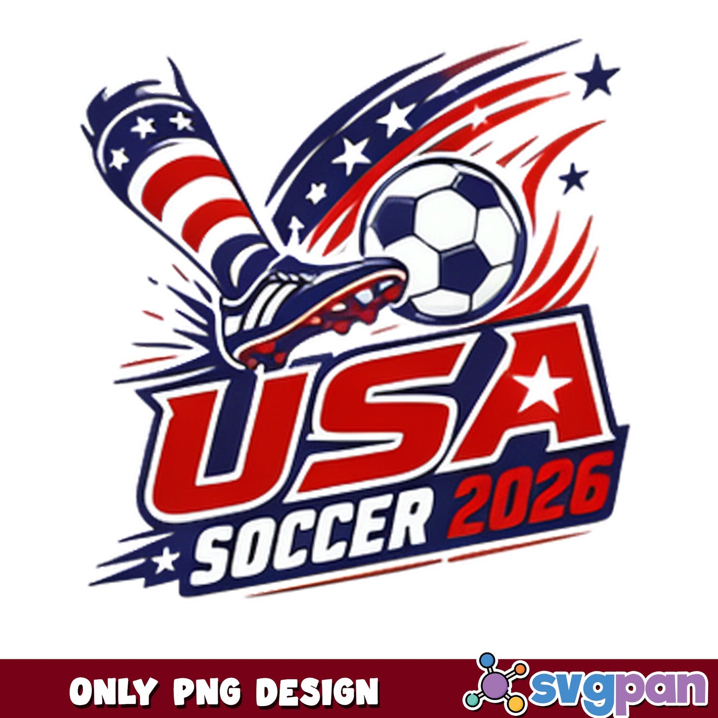 USA Soccer 2026 PNG, World Cup Soccer PNG, Football PNG