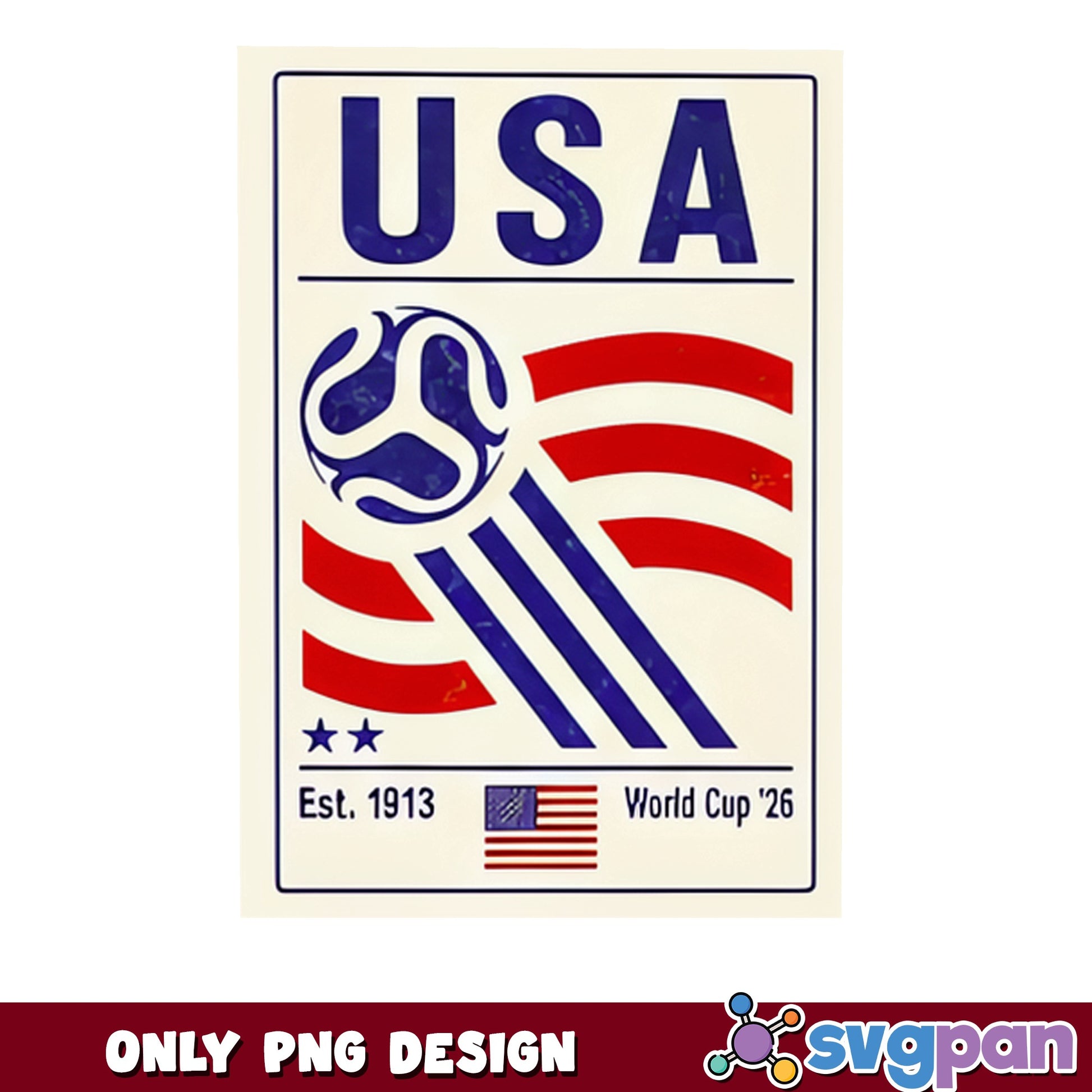 USA Soccer World Cup 2026 PNG, USA Football PNG, Soccer PNG