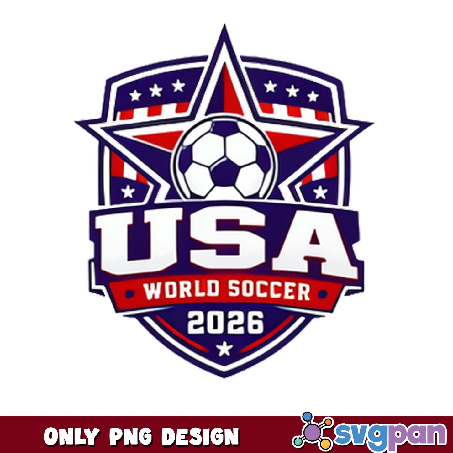 USA World Soccer 2026 PNG, Soccer Shield Badge PNG, Football PNG