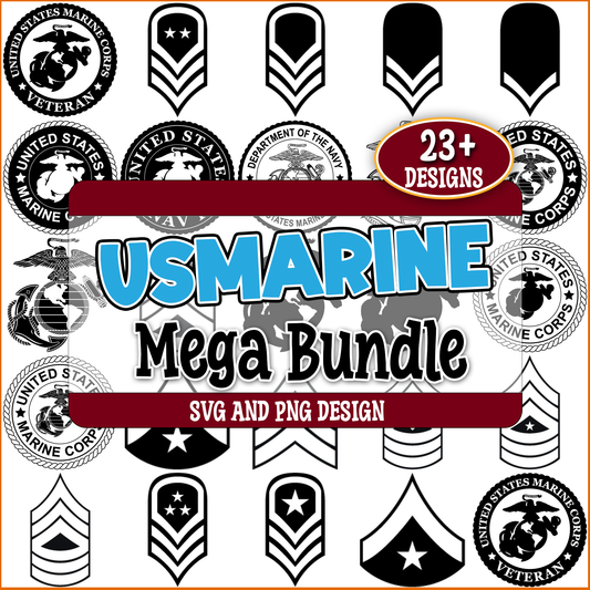 US marine corps svg bundle