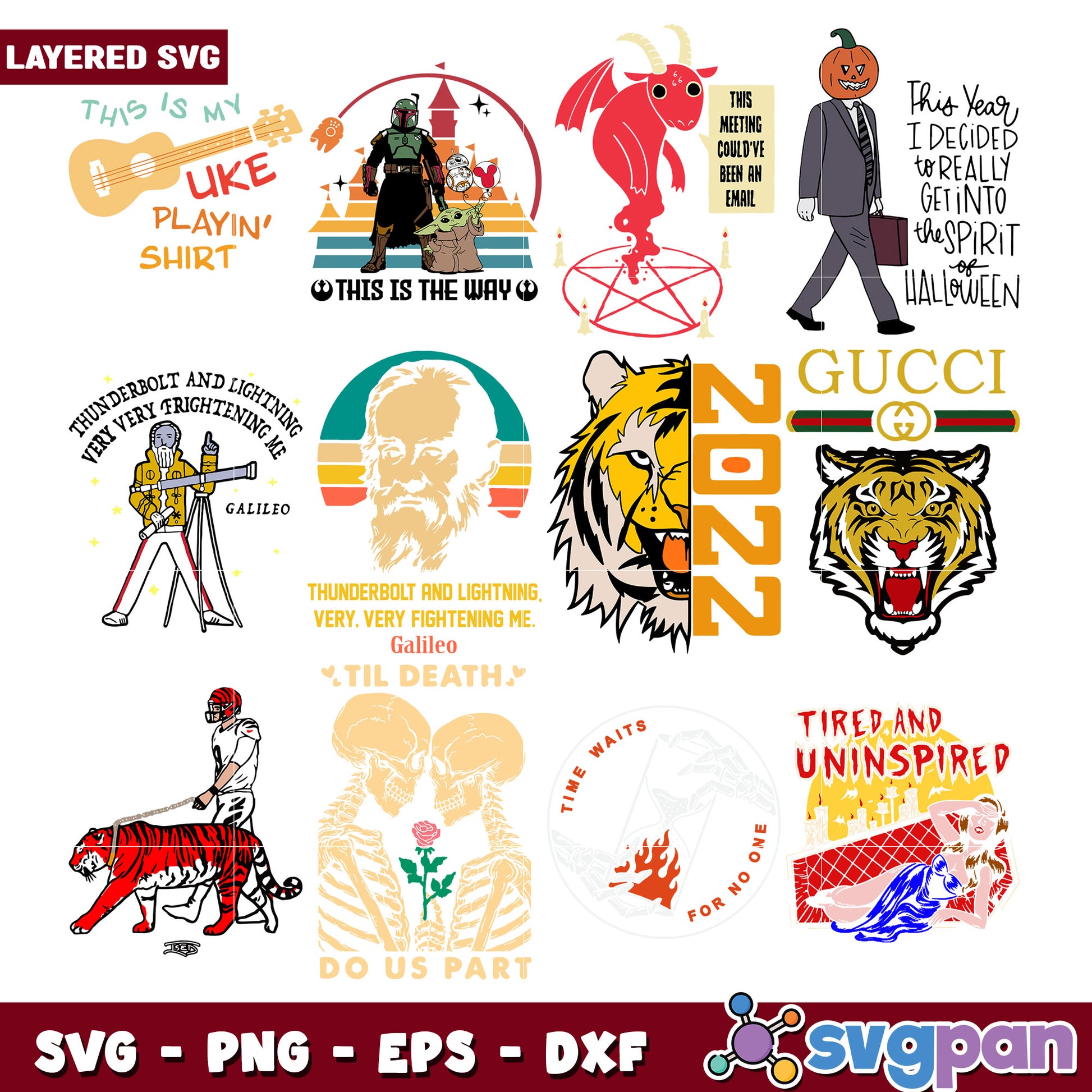 Unique Layered SVG Bundle for Creative Projects