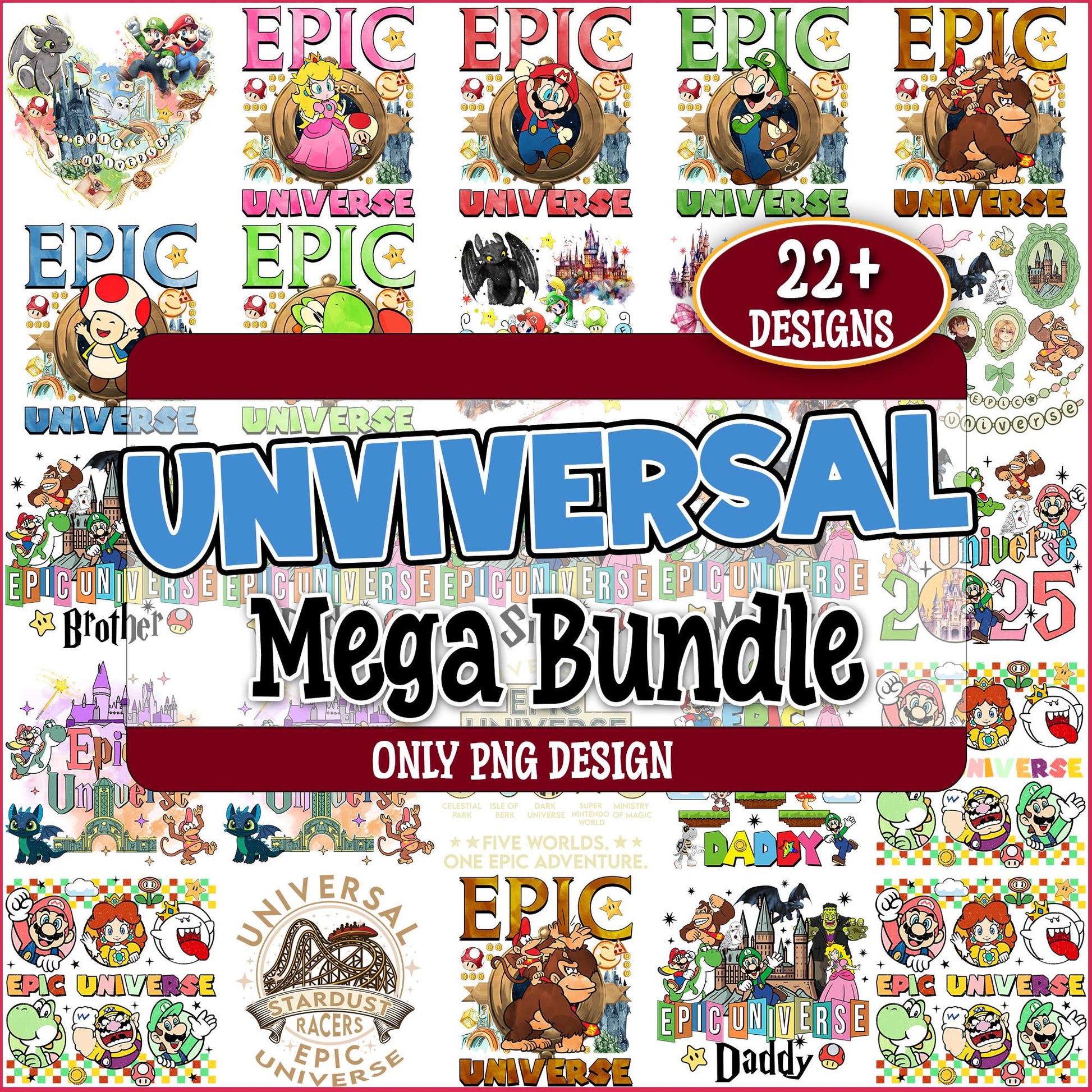 Universal Epic png bundle