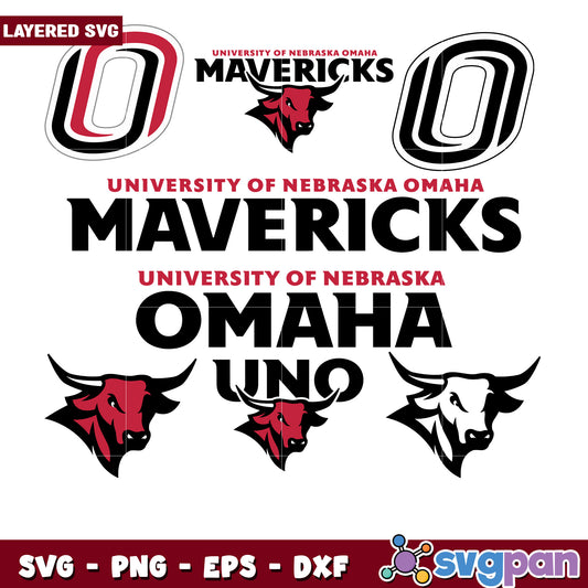 University of Nebraska Omaha Mavericks SVG Bundle