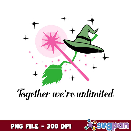 Unlimited Together Witch PNG