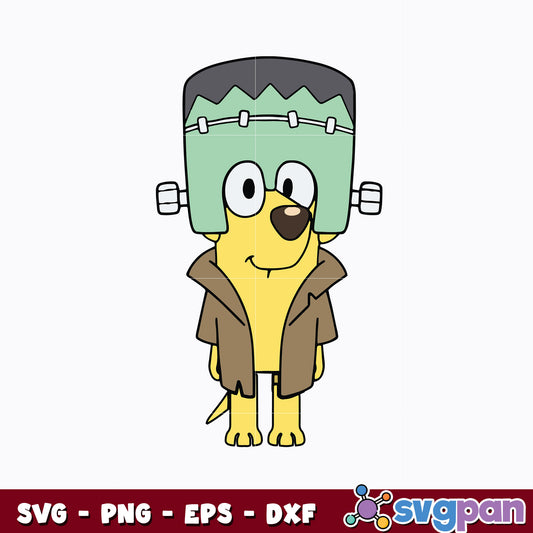 Bluey Lucky Halloween Svg