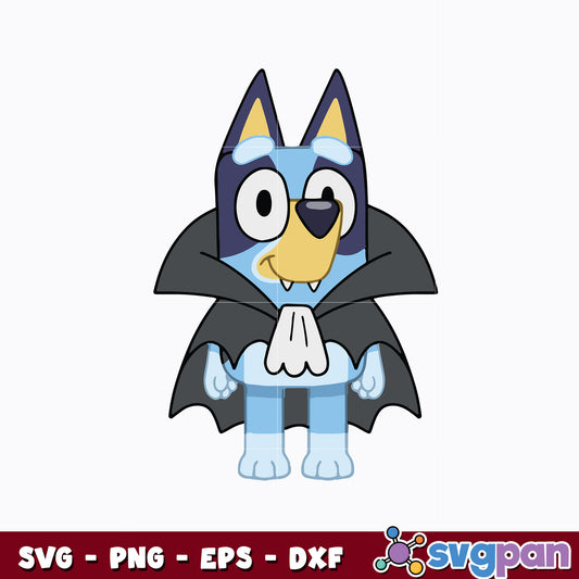 Bluey Dog Halloween Svg