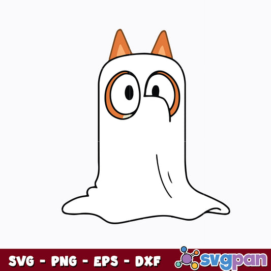 Bluey Bingo Halloween Svg
