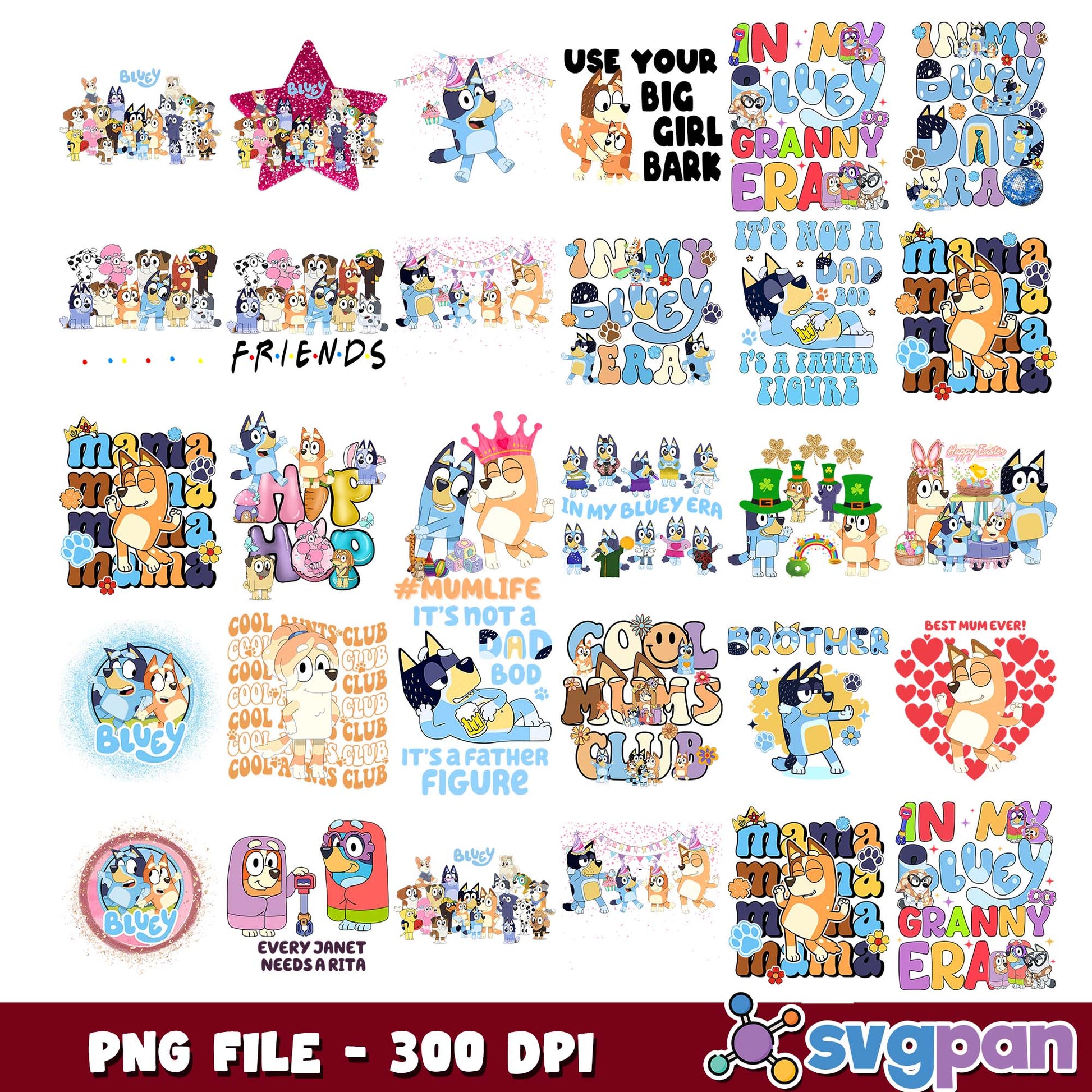 Use your big girl bark png bundle