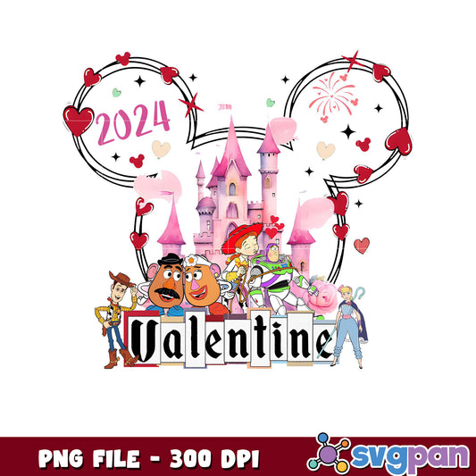 Valentine 2024 Design with Fun Characters, Perfect for Gifts