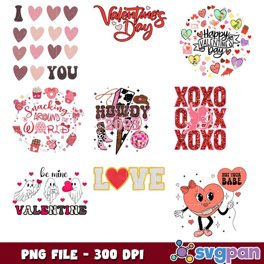 Valentine's Day PNG Bundle Decorative Elements
