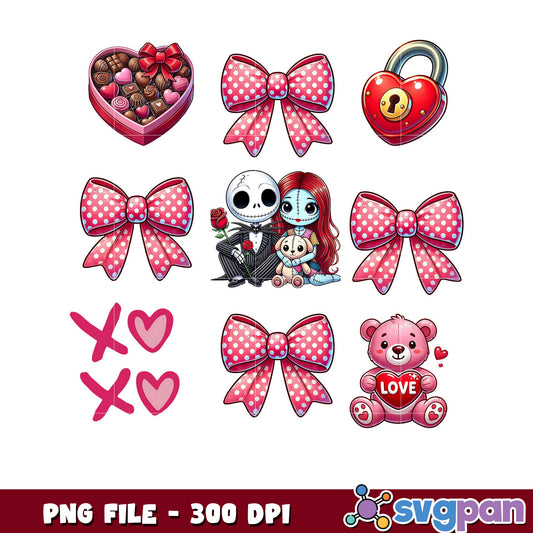 Valentine's Day PNG Set, Cute Designs for Crafts and Gifts