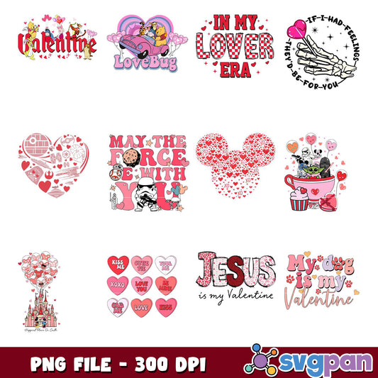 Valentines Day PNG Bundle 300 DPI