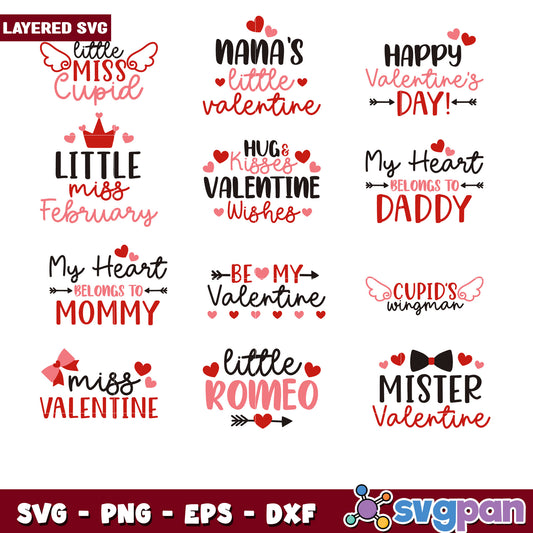 Valentines Day SVG Bundle Designs