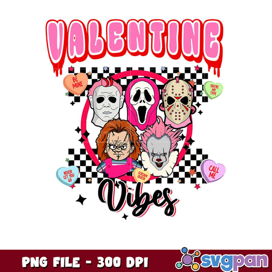 Valentine vibes design for spooky lovers, perfect for gifts