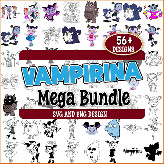 Vampirina sketch svg bundle