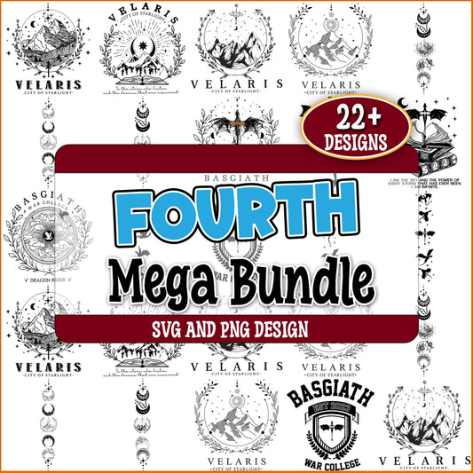 Velaris fourthwing svg bundle