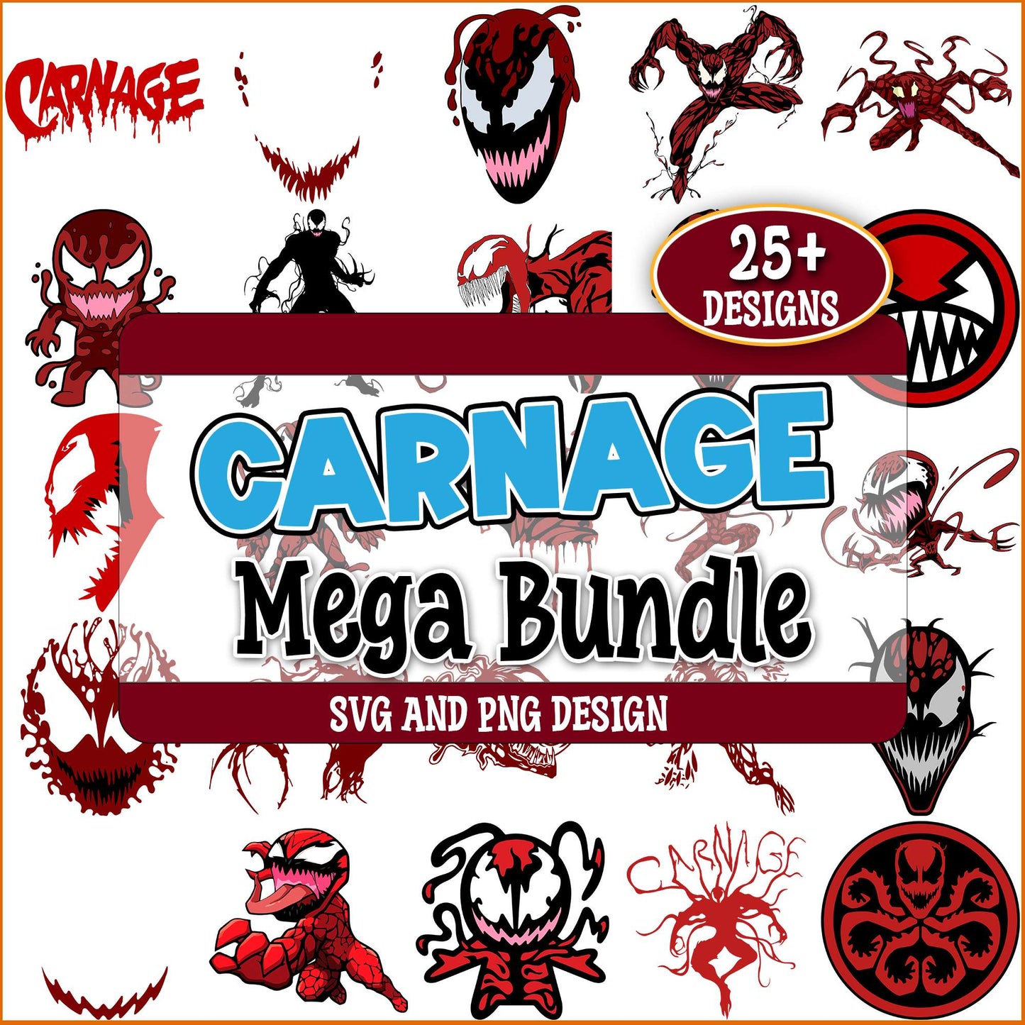Venom carnage svg bundle