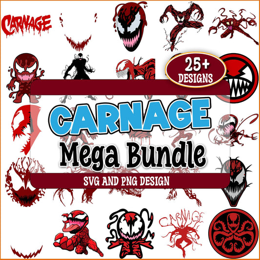 Venom carnage svg bundle