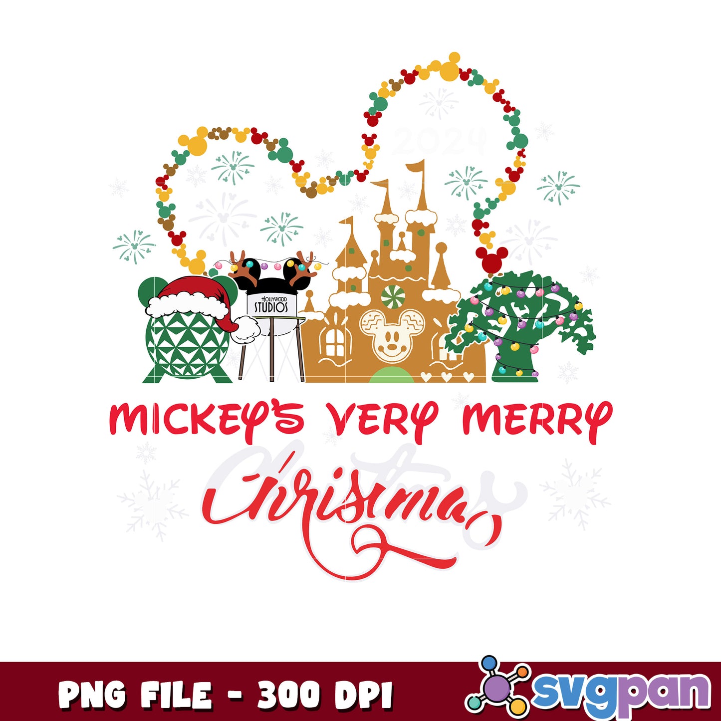 Very merry png, christmas decor​​ png, christmas 2025​ png