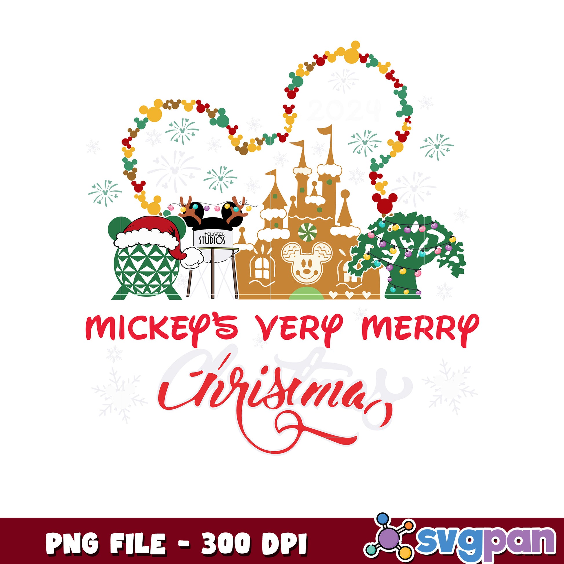 Very merry png, christmas decor​​ png, christmas 2025​ png