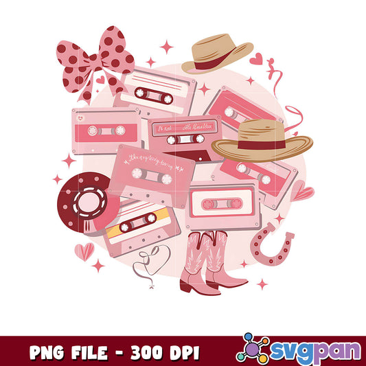 Vintage cassette tapes design, perfect for retro decor