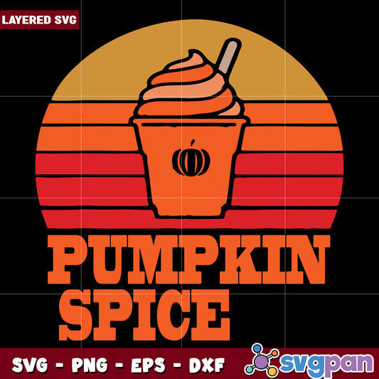 Vintage pumkin spice svg, halloween cartoons svg, spooky cartoons svg