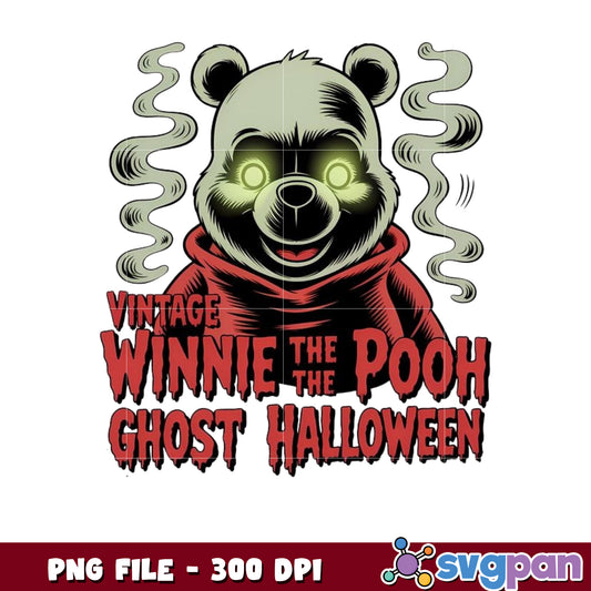 Vintage winnie the pooh png, halloween decorations png, halloween costumes png