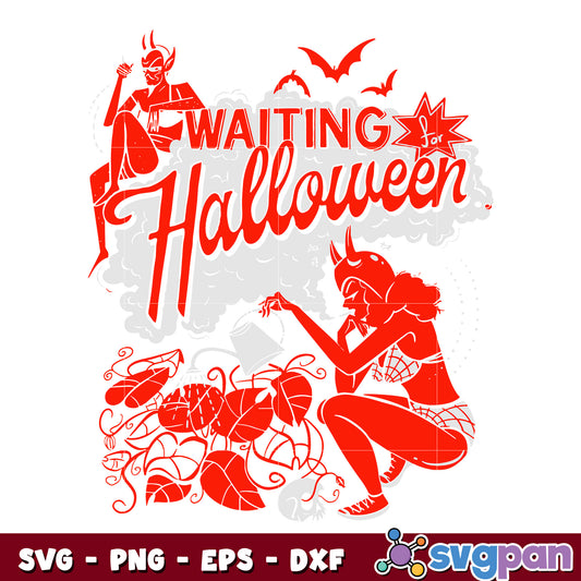 Waiting For Halloween svg