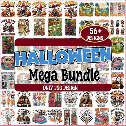 Waiting for halloween png bundle