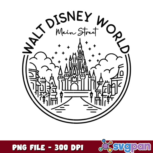 Walt Disney World Main Street PNG