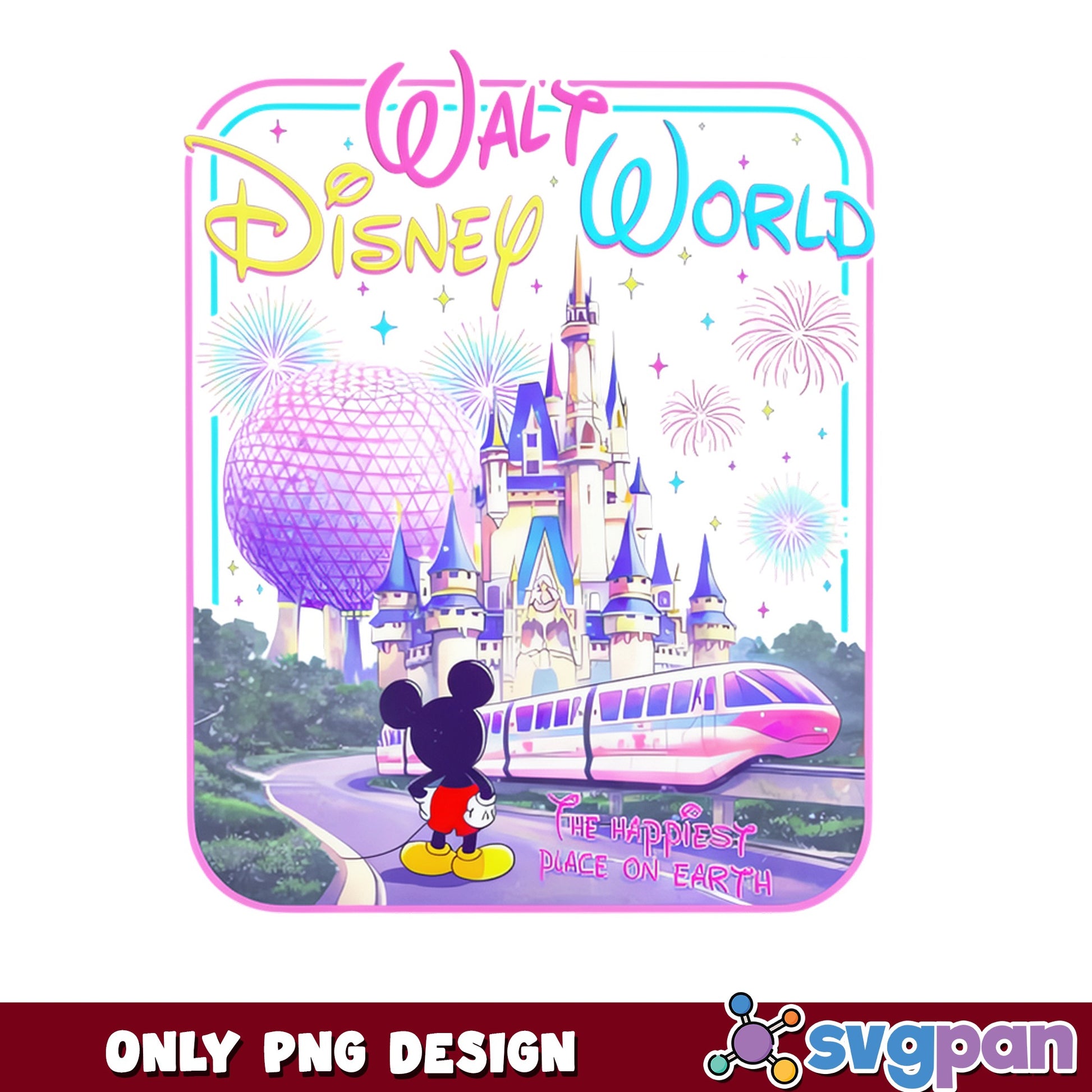 Walt Disney World Mickey Mouse PNG, Disney Castle PNG, Magic Kingdom PNG