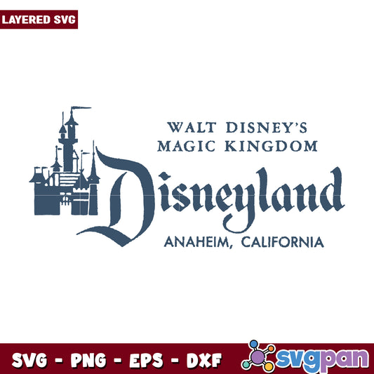 Walt disney magic kingdom svg, disney mickey svg, disneyland svg